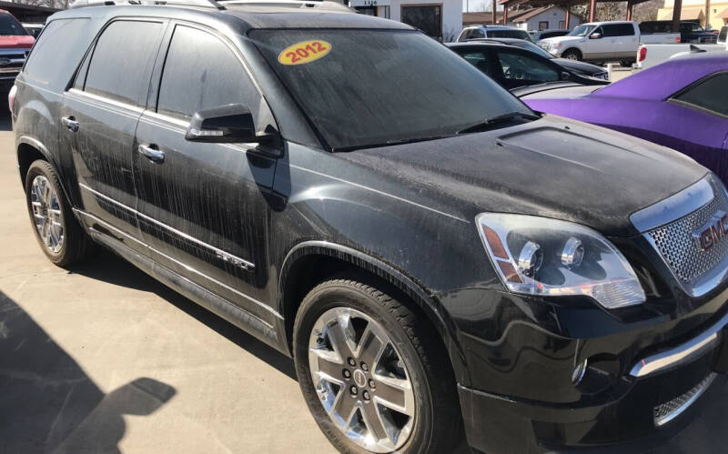 2012 GMC Acadia for sale at Tiger Auto Sales in Guymon OK