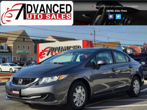 2013 Honda Civic for sale at Advanced Auto Sales in Dracut MA