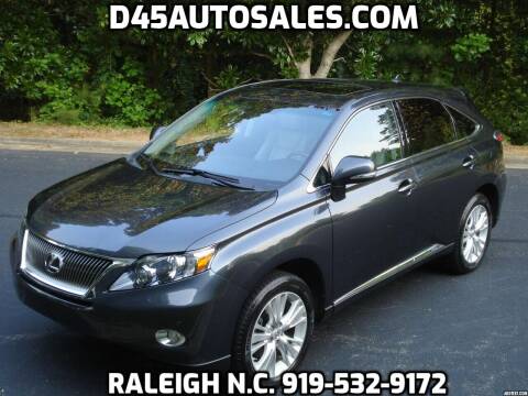 2011 Lexus RX 450h for sale at D45 Auto Brokers in Raleigh NC