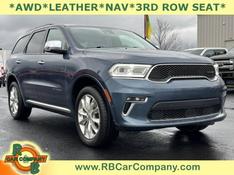 2021 Dodge Durango for sale at R & B CAR CO in Fort Wayne IN