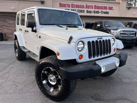 2013 Jeep Wrangler Unlimited for sale at North Georgia Auto Brokers in Snellville GA