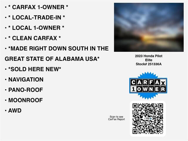 2023 Honda Pilot Elite