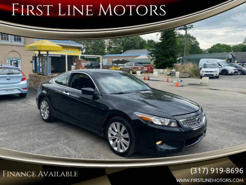 2008 Honda Accord for sale at First Line Motors in Brownsburg IN