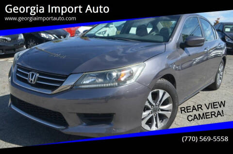 2013 Honda Accord for sale at Georgia Import Auto in Alpharetta GA
