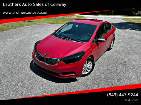 2016 Kia Forte for sale at Brothers Auto Sales of Conway in Conway SC