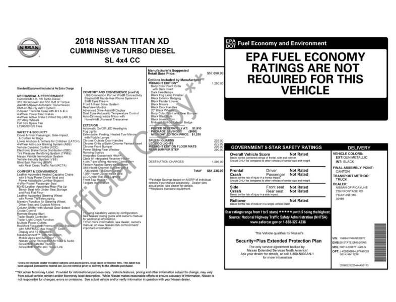 2018 Nissan Titan XD SL