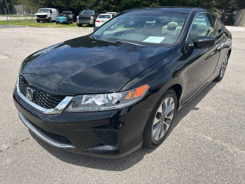2013 Honda Accord for sale at Pinnacle Acceptance Corp. in Franklinton NC