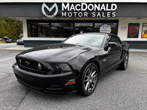 2014 Ford Mustang for sale at MacDonald Motor Sales in High Point NC