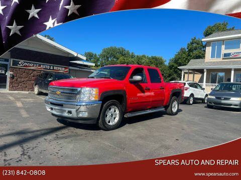 2012 Chevrolet Silverado 1500 for sale at Spears Auto and Repair in Cadillac MI