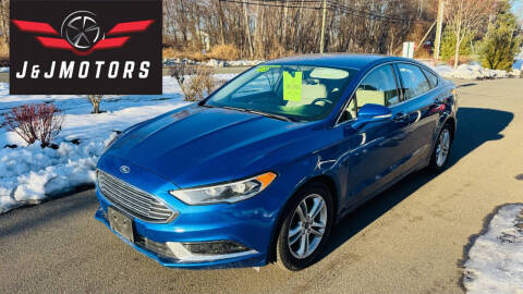 2018 Ford Fusion for sale at J & J MOTORS in New Milford CT