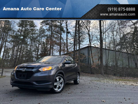 2016 Honda HR-V for sale at Amana Auto Care Center in Raleigh NC