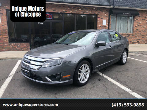 2012 Ford Fusion for sale at Unique Motors of Chicopee in Chicopee MA