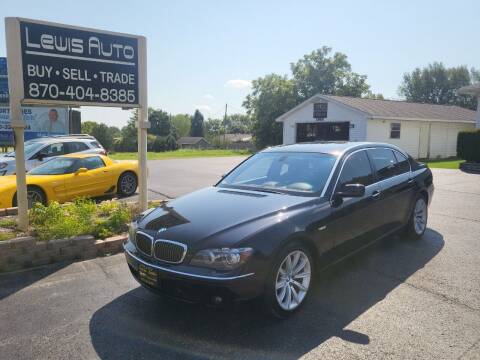 2007 BMW 7 Series for sale at Lewis Auto in Mountain Home AR