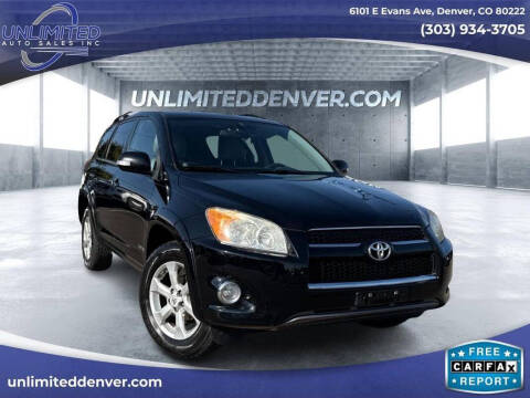 2009 Toyota RAV4 for sale at Unlimited Auto Sales in Denver CO