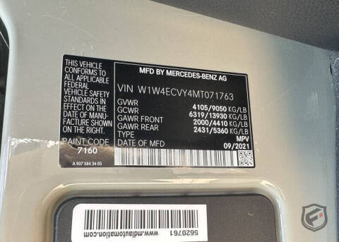 2021 Mercedes-Benz Sprinter