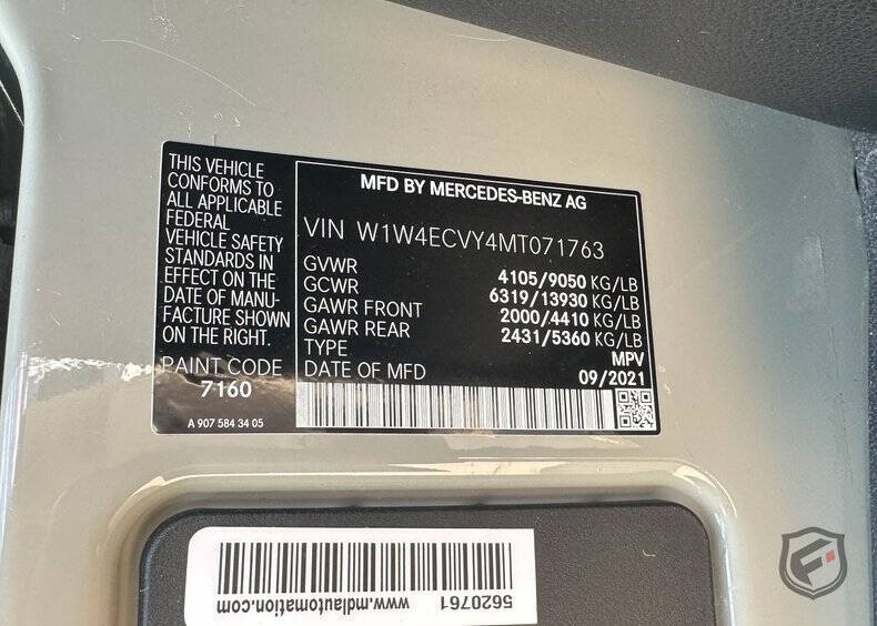 2021 Mercedes-Benz Sprinter