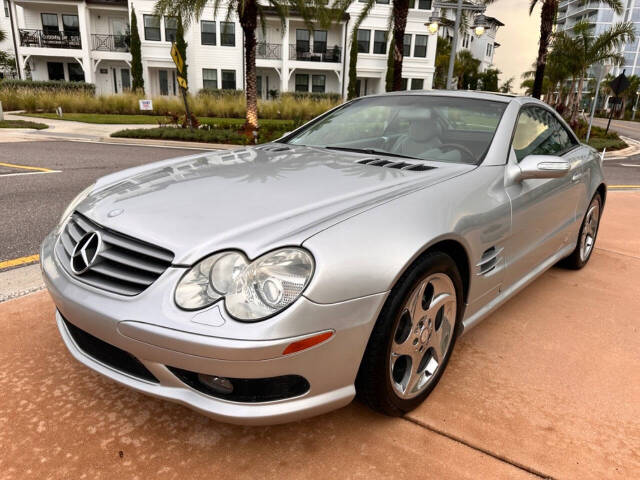 2004 Mercedes-Benz SL-Class for sale at EUROPEAN MOTORCARS OF TAMPA in Tampa, FL