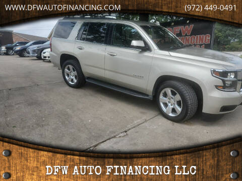 2016 Chevrolet Tahoe for sale at DFW AUTO FINANCING LLC in Dallas TX
