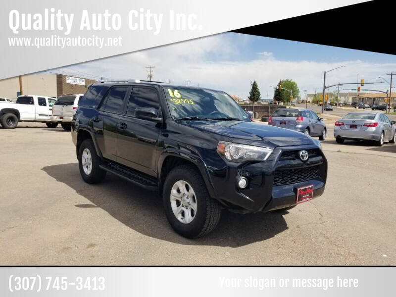 2016 Toyota 4Runner for sale at Quality Auto City Inc. in Laramie WY