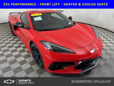 2021 Chevrolet Corvette for sale at Leman's Chevy City in Bloomington IL