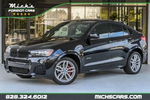 2016 BMW X4 for sale at Mich's Foreign Cars in Hickory NC