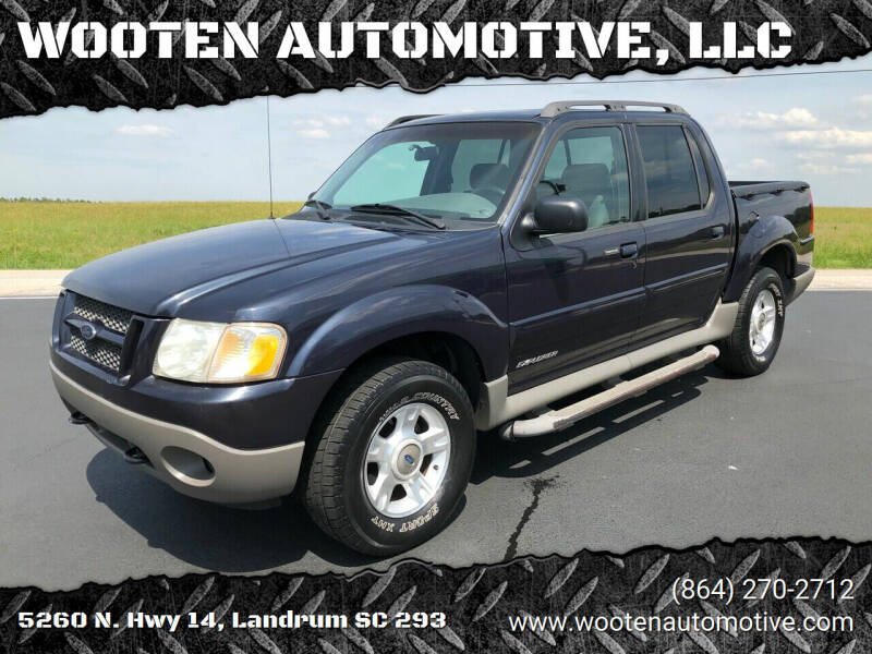 2001 Ford Explorer Sport Trac for sale at WOOTEN AUTOMOTIVE, LLC in Landrum SC