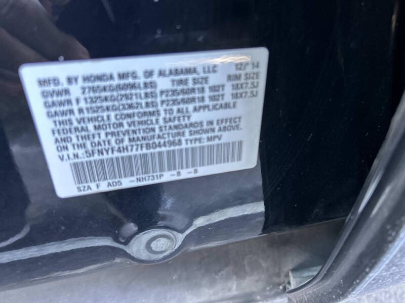 2015 Honda Pilot EX-L w/Navi