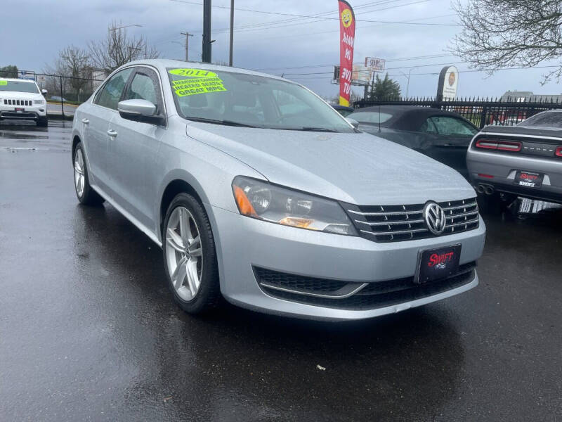 2014 Volkswagen Passat for sale at SWIFT AUTO SALES INC in Salem OR