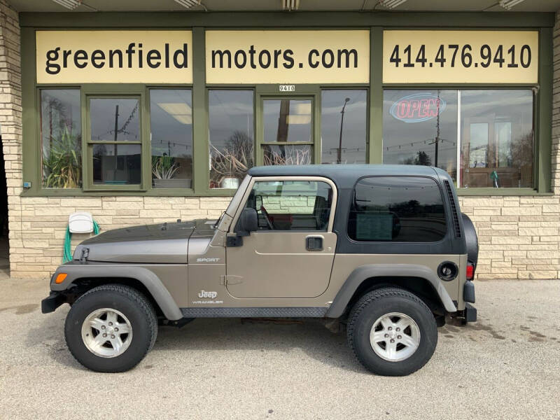 2005 Jeep Wrangler for sale at GREENFIELD MOTORS in Milwaukee WI