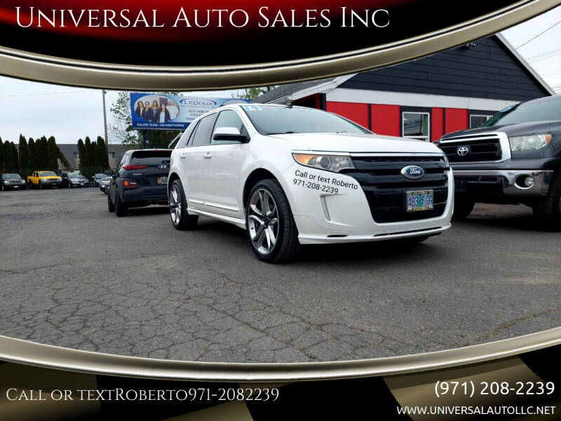 2014 Ford Edge for sale at Universal Auto Sales Inc in Salem OR