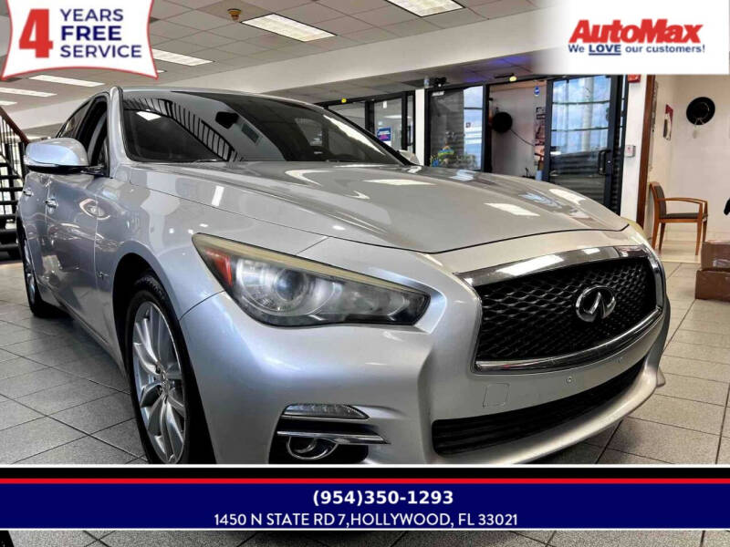 2014 Infiniti Q50 for sale at Auto Max in Hollywood FL