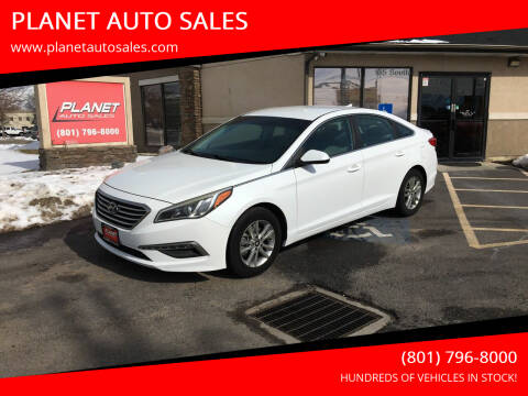 2015 Hyundai Sonata for sale at PLANET AUTO SALES in Lindon UT