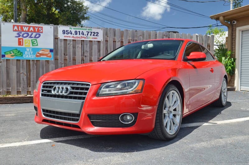 2011 Audi A5 for sale at ALWAYSSOLD123 INC in Fort Lauderdale FL