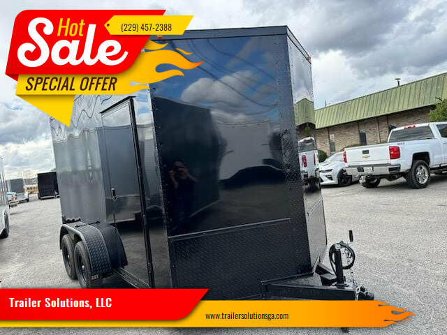 2024 T. Solutions 7x14TA2 ENCLOSED CARGO TRAILER for sale at Trailer Solutions, LLC in Fitzgerald GA
