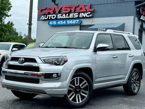 2016 Toyota 4Runner for sale at Crystal Auto Sales Inc in Nashville TN