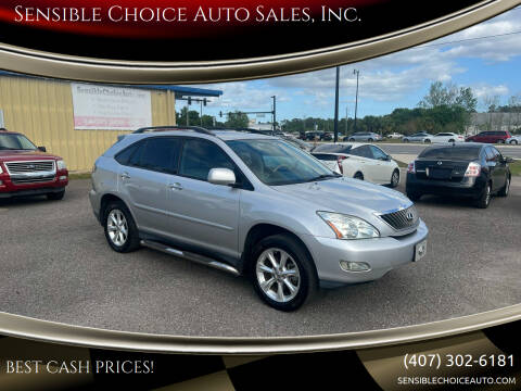 2009 Lexus RX 350 for sale at Sensible Choice Auto Sales, Inc. in Longwood FL