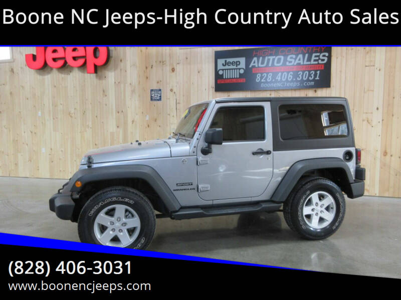 2015 Jeep Wrangler for sale at Boone NC Jeeps-High Country Auto Sales in Boone NC
