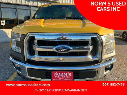 2015 Ford F-150 for sale at NORM'S USED CARS INC in Wiscasset ME