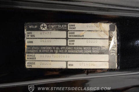 1977 Dodge D100 Pickup