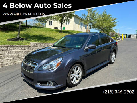 2013 Subaru Legacy for sale at 4 Below Auto Sales in Willow Grove PA