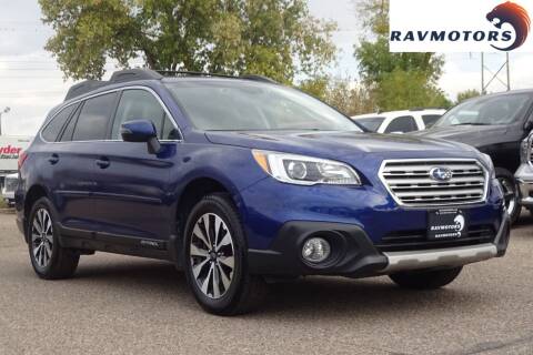 2016 Subaru Outback for sale at RAVMOTORS in Burnsville MN