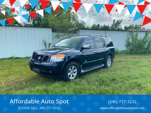2008 Nissan Armada for sale at Affordable Auto Spot in Houston TX