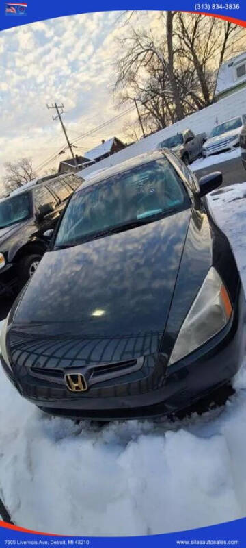 2005 Honda Accord for sale at Silas Auto Sales LLC in Detroit MI