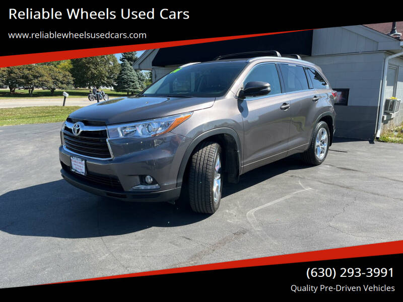 2014 Toyota Highlander for sale at Reliable Wheels Used Cars in West Chicago IL