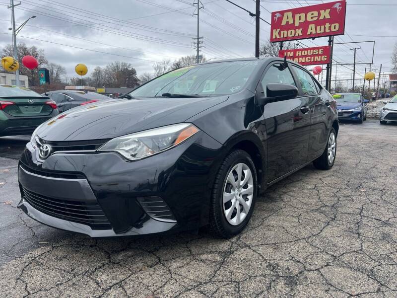 2016 Toyota Corolla for sale at Apex Knox Auto in Knoxville TN