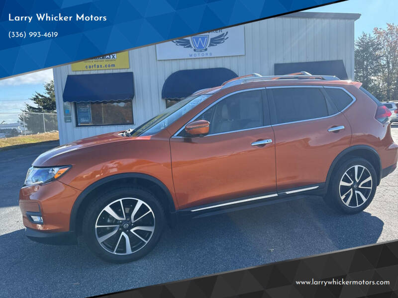 2019 Nissan Rogue for sale at Larry Whicker Motors in Kernersville NC