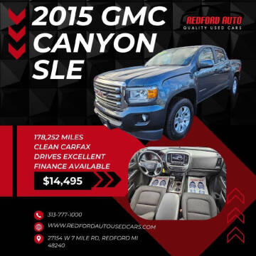 2015 GMC Canyon for sale at Redford Auto Quality Used Cars in Redford MI