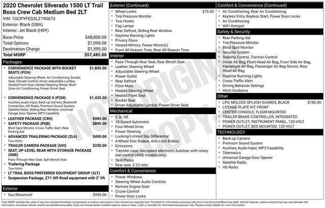 2020 Chevrolet Silverado 1500