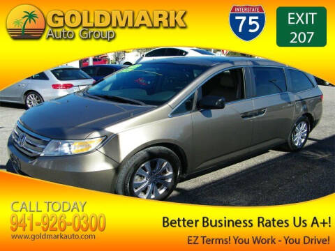 2013 Honda Odyssey for sale at Goldmark Auto Group in Sarasota FL