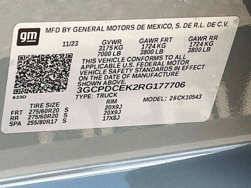 2024 Chevrolet Silverado 1500